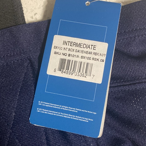 Reebok intermediate SX100 one size hockey socks - Picture 2 of 4